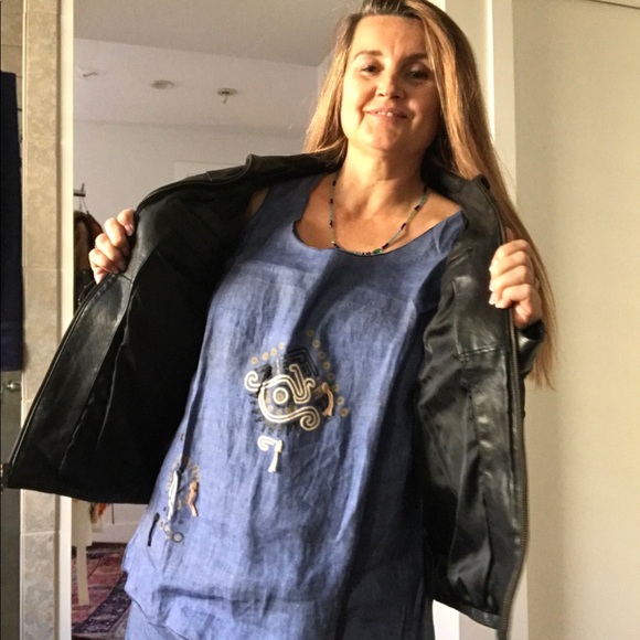 Leather jacket Banana Republic real leather - Picture 3 of 12